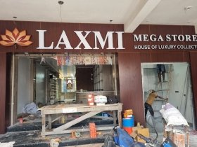 SHowroom Acrylic LED SIgn Board